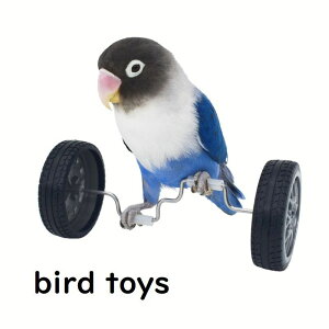 送料無料 鳥用おもちゃ ペット トリ インコ 小鳥 車輪 運動 遊び道具 一人遊び ストレス発散 楽しい シンプル おしゃれ 定番 かわいい プレゼント 贈り物 誕生日