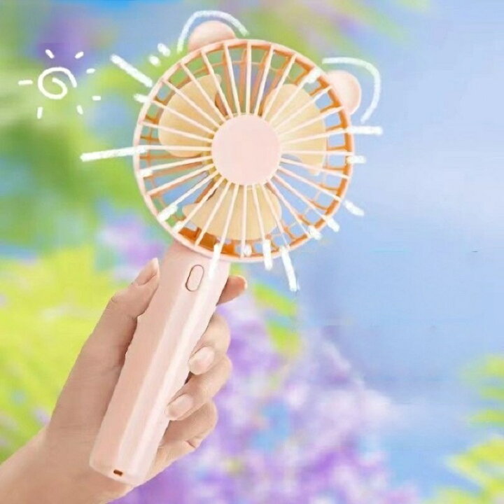 楽天市場】送料無料 ハンディファン ミニ扇風機 ポータブルハンディ 