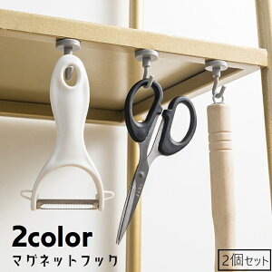 送料無料 マグネットフック 2個セット ホルダー 磁石式 マグネットタイプ ウォールフック キーフック 壁掛け 壁面収納 強力 吊り下げ 引っ掛け 手拭き タオル掛け 冷蔵庫 キッチン オフィス