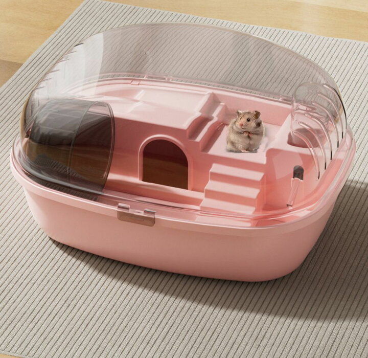 楽天市場】送料無料 ハムスターケージ 小動物用ハウス 間仕切り 二階 