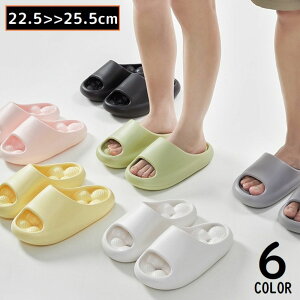 送料無料 シャワーサンダル バススリッパ ベランダ 浴室用 レディース ルームシューズ 室内履き 滑り止め 厚底フラット 軽量 防水 速乾