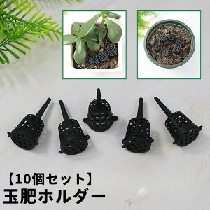 送料無料 玉肥ホルダー 肥料バスケット 10個セット 蓋付き 小さめ 小さい バスケット 玉肥料 肥料 盆栽ツール 盆栽 鉢植え プランター 肥料カバー ボールドーム 玉肥ケース プラスチック製