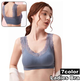 送料無料 ノンワイヤーブラ ハーフトップブラ ブラジャー レディース 女性 インナー 下着 レース 花柄 フラワー 肌着 婦人下着
