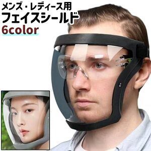 送料無料 フェイスシールド フェイスガード フェイスカバー 保護シールド メンズ レディース 男女兼用 ユニセックス バンドタイプ シンプル 防風 アウトドア お出かけシーン