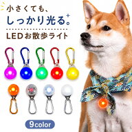 送料無料 首輪用チャーム お散歩ライト ペット用アクセサリー 犬用ライト イヌ 散歩グッズ ペットグッズ …