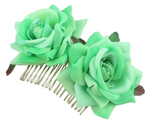 送料無料 コーム かんざし ヘアアクセサリー ヘッドドレス コサージュ フラワーモチーフ お花 レディース 髪飾り 髪留め ヘアアレンジ 結婚式 パーティー お呼ばれ 華やか 可愛い かわいい