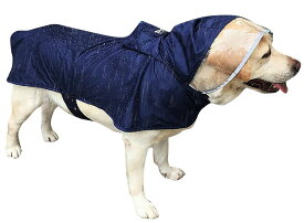送料無料 犬用レインウェア レインポンチョ レインコート 雨具 ペット用品 防水 帽子付き 折りたたみ コンパクト お散歩 小型犬 中型犬 ドッグウェア 犬の服 ペット服