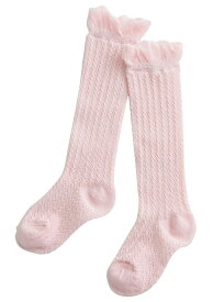 送料無料 ソックス ベビー 赤ちゃん 靴下 ニーハイソックス メッシュ 可愛い シンプル おしゃれ ファッション小物