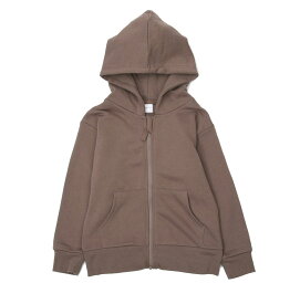 送料無料 子供服 パーカー ジップパーカー 男の子 女の子 裏毛 長袖 キッズ ジュニア 90-150cm シンプル 無地 カジュアル 着まわし ポケット付き フーディー リンクコーデ 羽織り くすみカラー カラバリ豊富 リブ袖 ジップアップ 春服 秋服 子ども