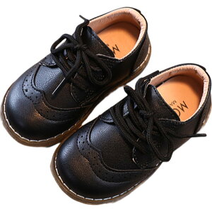 送料無料 カジュアル靴 レースアップシューズ メダリオンシューズ 靴 子供用 キッズ ベビー 女の子 発表会 レザー調 トラッド お出かけ用 合皮 おしゃれ かわいい かっこいい 正装 入学 入園
