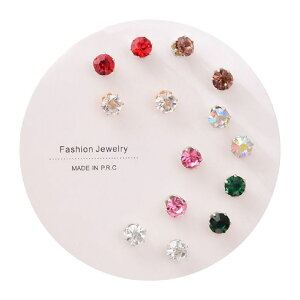 送料無料 スタッドピアス キャッチピアス 6点セット 7点セット レディース アクセサリー 耳飾り ミニ 小さい ラインストーン フェイクパール 可愛い おしゃれ 女性用 婦人用 ファッション小