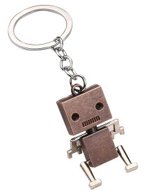 送料無料 キーホルダー メンズ キーリング ロボット レトロ アンティーク調 かっこいい かわいい 合金 金属製 おしゃれ 鍵 カギ チャーム 男性 女性 レディース 男の子 女の子