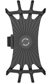 送料無料 スマホホルダー 自転車用 携帯ホルダー シリコン 360度回転 ハンドル取付け 調節可能 伸びる ピッタリ固定 取付け簡単 落下防止 簡単装着 ステム取付け 耐衝撃 ツーリング サイクリング