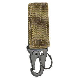 送料無料 ベルトループ キーホルダー キーフック メンズ アウトドア 面ファスナー 2重リング カラビナ 鍵 吊り下げ 便利 持ち運び