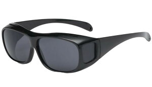 送料無料 オーバーサングラス オーバーグラス メガネの上から サングラス 運転 ドライブ 夜間 雨天 まぶしさ軽減 カラーレンズ 黒縁 ゴーグル メンズ レディース おしゃれ シンプル ゴルフ