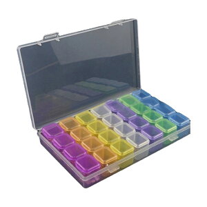 送料無料 収納ケース 小分けケース ビーズ収納ケース 28マス 小物入れ ビーズケース ネイルパーツ収納 仕切りケース 半透明 整理整頓 クリアカラー 収納ボックス 手芸 DIY ハンドメイド 手作