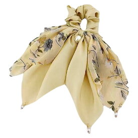 送料無料 シュシュ レディース 女性 婦人 ヘアアクセサリー アクセサリー ヘアゴム 髪飾り ゴム系 リボン パール 揺れる ヘアアレンジ まとめ髪 ポニーテール ハーフアップ 結婚式 パーティー かわいい おしゃれ デート お出かけ 普段使い ブラック グリーン