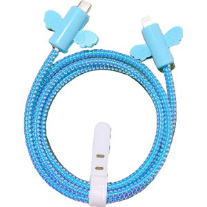  USBP[uJo[ [dR[hJo[ R[hNbv X}z fی 3_Zbg Type-c lightning veN^[ iPhone15 iPhone16 iPhone14 iPhone13 apple ^Cv 150cm  킢 