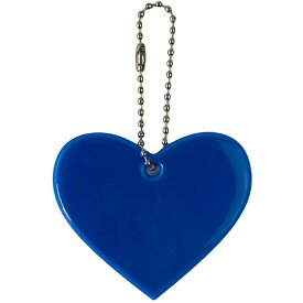 送料無料 反射キーホルダー リフレクター キーリング チャーム 光る 夜間 ハート 交通安全 安全グッズ 通学 通勤 塾 習い事 散歩 子供 子ども こども 大人