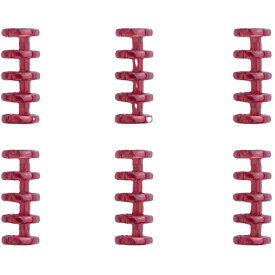 送料無料 ルーズリーフリング ルーズリング バインダーリング ルーズリーフ リング 6個セット 5穴 製本 資料保存 システム手帳 ノート ファイル とじ具 整理 事務用品 文房具 オフィス 学校