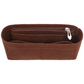 送料無料 バッグインバッグ インナーバッグ レディース メンズ 男女兼用 小物収納 フェルト ファスナー ポケット 仕分け 整理整頓 シンプル