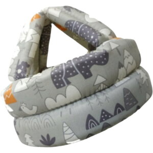 送料無料 ヘッドガード ヘルメットタイプ ベビー 赤ちゃん 乳幼児 360度保護 頭保護 クッション 柔らかい 頭部保護パッド 頭ガード 転ぶ 怪我防止 セーフティグッズ シンプル 無地 カラバリ