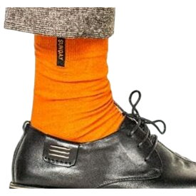 送料無料 靴下 メンズ 男性用 紳士用 クルーソックス シンプル カジュアル ユニーク 個性的 定番 黒 ワンポイント