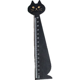送料無料 定規 ものさし 猫 ねこ ネコ 直線 15cm 文房具 木製 おしゃれ かわいい アニマル 動物 インテリア キュート キッズ ジュニア 学生 キャット ユニーク ギフト プレゼント 贈り物