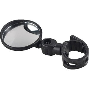 送料無料 自転車用 バックミラー バーエンドミラー サイクルミラー 360度回転 角度調整 取付簡単 後方確認 丸型 ロードバイク クロスバイク