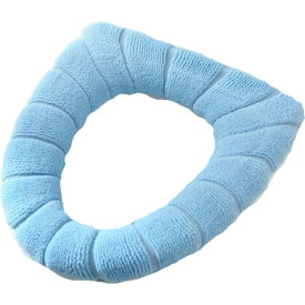 送料無料 便座カバー トイレカバー O型 洗えるカバー パイル 寒さ対策 防寒 無地 バイカラー ツートン トイレ用品 日用雑貨 ブルー グリーン ピンク カーキ