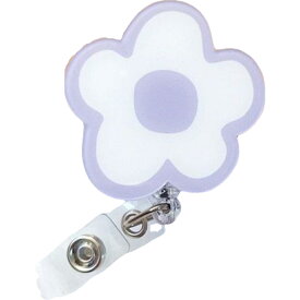 送料無料 キーリール リールキーホルダー 伸縮 カードリール レディース 女性 名札リール フラワー お花 かわいい キュート 紛失防止 落下防止 おしゃれ クリップ 社員証 IDカード 定期入れ パスケース