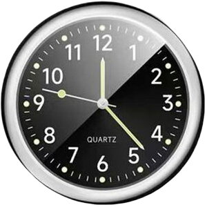 送料無料 車用時計 カークロック 吹き出し口 ダッシュボード 車載時計 アナログ カーグッズ カー用品 車グッズ カーアクセサリー クロック 時計 吹き出し口 電池式 貼り付け