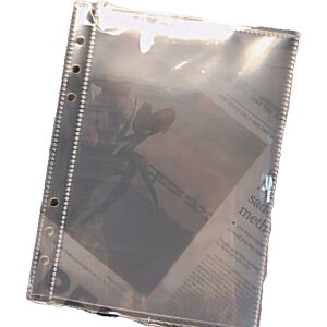 送料無料 クリアポケット クリアファイル 10枚セット A5サイズ 6穴 片面 両面 リフィル トレカ カード 写真整理 フォト アルバム 透明 クリア シンプル おしゃれ オーロラ マット