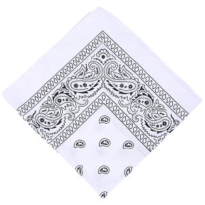 送料無料 バンダナ レディース メンズ スカーフ 大判 大きめ 55cm ペイズリー 大判ハンカチ ハンカチ 三角巾 おしゃれ かわいい 定番 カラバリ豊富 差し色