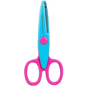 送料無料 はさみ ハサミ 飾り切り ギザギザ なみなみ 工作 いろんな形 切り口色々 アートクラフト ペーパークラフト ラッピング デコ 文房具 文具 可愛い