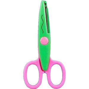 送料無料 はさみ ハサミ 飾り切り ギザギザ なみなみ 工作 いろんな形 切り口色々 アートクラフト ペーパークラフト ラッピング デコ 文房具 文具 可愛い