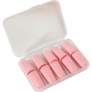 送料無料 耳栓 イヤープラグ 耳せん ケース付き 5組セット 10個 日用品 遮音 防音 騒音対策 ソフト やわらかい 勉強 就寝 睡眠 快眠 安眠 旅行 飛行機 新幹線 トラベルグッズ リラックスグッズ