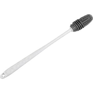 送料無料 ボトルブラシ ロングブラシ 同色2本セット 柄付き コップ 水筒 ボトル 柔らかい シリコン 汚れ落とし 洗浄 グラス 哺乳瓶 キッチン用品 タワシ 日用品