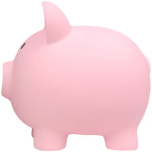 送料無料 貯金箱 豚 ぶた ブタ 小銭 硬貨 貯める 割れない 可愛い キュート ユニーク インテリア 子供 大人