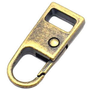 送料無料 ファスナー 引き手 2個セット 取っ手 引手 スライダー パーツ 修理 取替 交換 チャック 簡単取り付け ハンドメイド 裁縫 DIY シンプル カバン リュック ポーチ