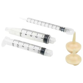 送料無料 シリコンニップル シリンジ 5点セット ペット用品 子犬 子猫 老犬 老猫 小動物 哺乳用乳首 注射器 フィーダー 経口投薬 介護