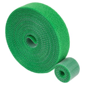 送料無料 結束バンド 面ファスナー 単品 1個 1巻 長さ5m 自由にカット ケーブルタイ 固定 まとめる 束ねる 繰り返し使える 園芸 植物誘引テープ ガーデニング 配線スッキリ フリーカット 整理