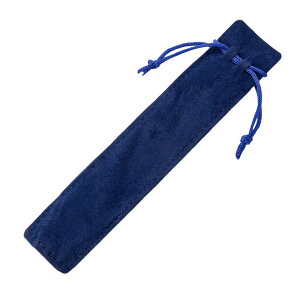 送料無料 ラッピング袋 ギフトバッグ ペンケース 筆入れ 巾着袋 1本用 縦長 小物入れ アクセサリー 文房具 包装 ベロア調 おしゃれ