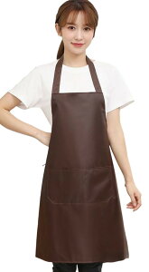 送料無料 エプロン H型 首掛け シンプル 女性用 男性用 メンズ レディース カフェエプロン 防水 防汚 無地 おしゃれ ポケット付き 汚れにくい 掃除 料理 家事 お手伝い カフェ シンプル おし