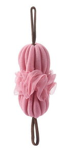 送料無料 ボディスポンジ ボディタオル バススポンジ 泡立てネット バス用品 身体洗い 体洗い 背中洗い 濃密泡 紐付き あかすり 垢すり お風呂用品 バググッズ ボディケア