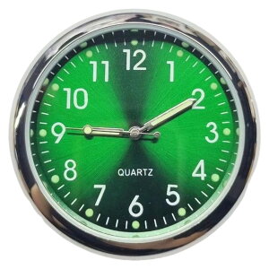 送料無料 車用時計 車載時計 アナログ カー用品 車用品 カーアクセサリー 蓄光 光る 吹き出し口 カークロック 電池式 秒針 コンパクト 置時計 シンプル おしゃれ ミニサイズ 小さめ リチウム