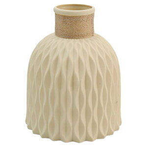 送料無料 花瓶 花びん フラワーベース インテリア雑貨 割れない 装飾 リビング 玄関 プラスチック製 ホワイト 白 無地 おしゃれ かわいい ダークグレー ピンク ベージュ