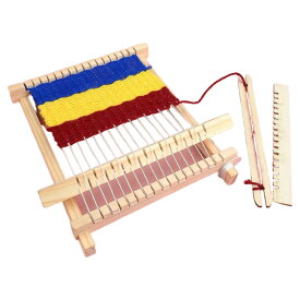送料無料 織り機キット 織機 手芸・クラフト DIY 木製 卓上 織物 手織機 手織り 糸紡ぎ 夏休み 自由研究 知育玩具 クラフトキット 工作キット 誕生日 入園 脳トレ