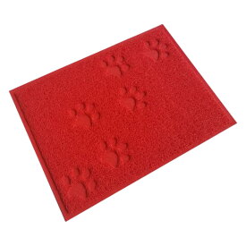 送料無料 砂取りマット トイレマット 長方形 30×40cm 足跡 猫砂キャッチャー 猫砂マット 猫グッズ 猫トイレ用品 ペットマット 飛び散り防止 散らかし防止 猫砂飛散防止 おしゃれ かわいい 足あと ねこ ネコ インテリア