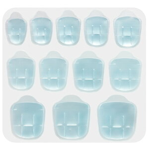 送料無料 ネイル用両面テープ 10枚セット ネイル接着剤 グミシール 付け爪 ネイルチップ ネイルシール セルフネイル ネイル用品 透明 クリア 粘着 貼付